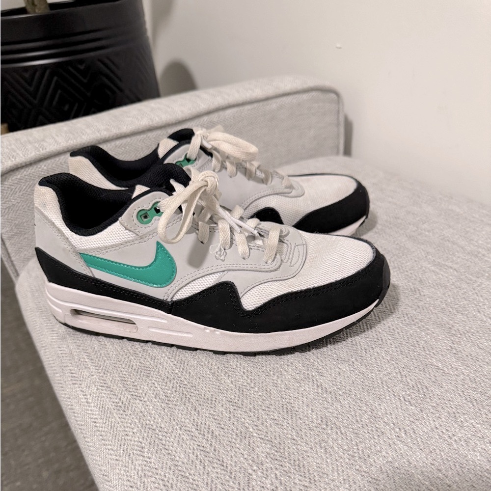 Nike Air Max Sneakers with Teal Swoosh